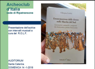 Archeoclub, l’emancipazione delle donne nelle Marche del Sud in una conferenza di Olimpia Gobbi
