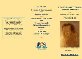 Torna il Concorso Città di Grottammare organizzato dall’associazione Pelasgo968