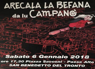 Questa sera al Paese Alto “Arecala la Befana da lu Campanò”