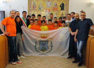 Il sindaco Stracci riceve in Comune i ragazzi dell’Hc Monteprandone Under 13