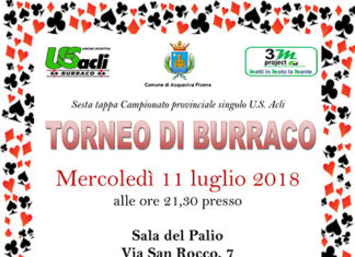 Al giro di boa il campionato provinciale singolo di burraco dell’U.S. Acli