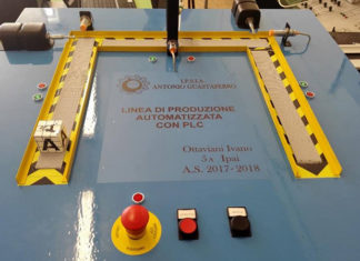 Ipsia, l’automazione pneumatica come tesina d’esame per l’allievo Ivano Ottaviani