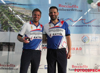 Entusiasmo alla Bocciofila, Savoretti e D’Alterio vincono il Gran Premio “Città di San Benedetto”
