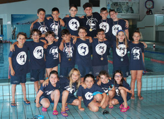 Nuoto, gli esordienti della Delphinia Team Piceno primi nelle Marche