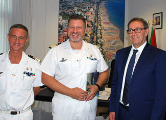 Il nuovo Comandante della Capitaneria di Porto in visita dal sindaco Piunti