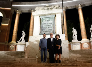 Macerata, inaugurata la nuova illuminazione del Monumento ai Caduti