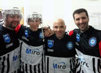 Hockey su ghiaccio, il monteprandonese Paride Travaglini unico arbitro del Centro Italia