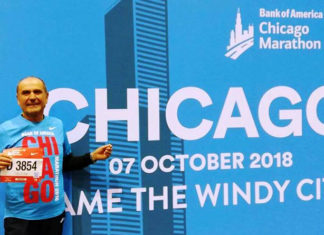 Record di Luigi Vesperini, il runner sambenedettese ha corso tutte le maratone dell’Abbott Majors