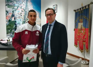 Boxe, il sindaco Piunti riceve la neocampionessa di boxe Nadia Flalhi