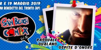 San Beach Comix 2019, ospite d’onore Pasquale Qualano. In Riviera il 18 e 19 maggio