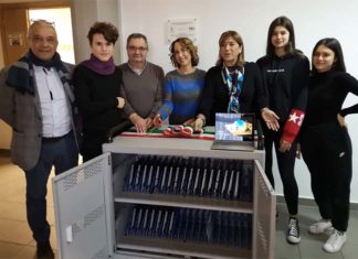 Liceo Rosetti, inaugurato il nuovo laboratorio mobile informatico dedicato alla lingua inglese