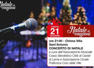 Castel di Lama, tre eventi nell’ultimo weekend prima di Natale. Ecco il programma