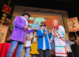 Carnevale ad Offida, consegnate le chiavi della città alla Congrega del Gancio