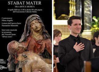 “Stabat Mater”, il controtenore Nikos Angelis celebra il Venerdì Santo in diretta facebook