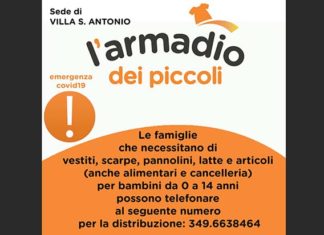 Coronavirus, “L’Armadio dei Piccoli” riapre a Castel di Lama e Villa Sant’Antonio
