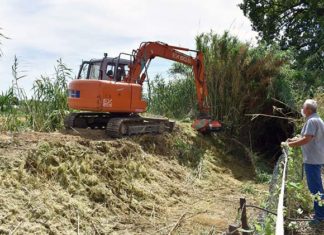 Monteprandone, al via la pulizia dei fossi Mandria e dei Galli. Si completa il piano biennale