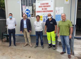 Monteprandone, il presidente di PicenAmbiente in visita alla Ricicleria comunale