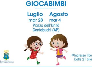 Monteprandone, “Giocabimbi”: piazza dell’Unità si trasforma in un grande parco giochi