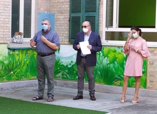 Asilo Merlini, primo giorno di scuola. Arriva una sorpresa dalla Samb con video dei calciatori rossoblù