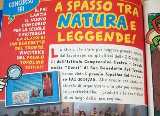 San Benedetto, Isc Centro: gli alunni della “Curzi” portano Paperino sulla Sibilla