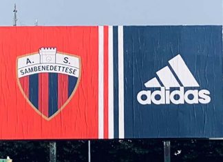 Samb, l’Adidas è il nuovo sponsor tecnico per la stagione 2021/22