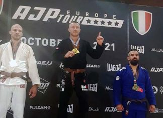 Francesco Mininni si conferma campione europeo di brasilian jiu jitsu