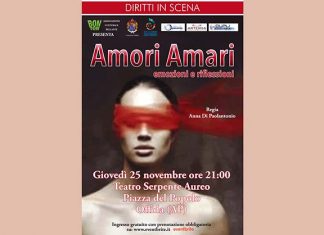 “Amori Amari” al Serpente Aureo per la Giornata internazionale contro la violenza sulle donne