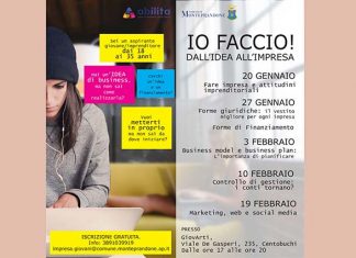 Monteprandone, al via il corso gratuito “Io faccio: dall’idea all’impresa”