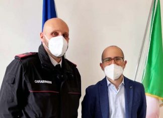 Folignano, il sindaco Terrani incontra il nuovo Comandante dei Carabinieri