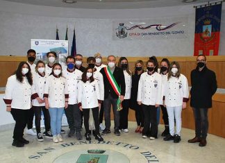 San Benedetto, il sindaco riceve in Comune la classe IV A dell’Istituto Alberghiero