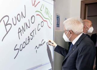 Liceo Classico Leopardi, Sofia Rosetti con Mattarella all’inaugurazione del nuovo anno scolastico