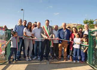 Monsampolo, inaugurato un nuovo parco giochi comunale