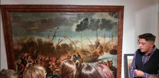 “Battaglia di Lepanto”, presentato al pubblico il dipinto della collezione Cerboni-Rambelli