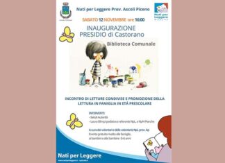 Castorano, oggi inaugurazione del presidio ”Nati per Leggere”