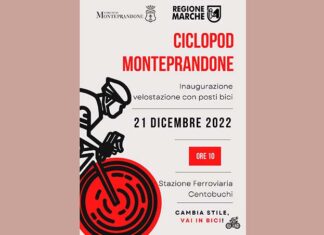 Smart Mobility, si inaugura “Ciclopod Monteprandone” alla stazione di Centobuchi