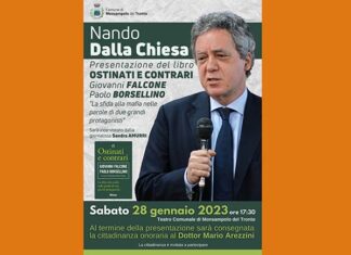 Monsampolo, Nando dalla Chiesa presenta il suo libro “Ostinati e contrari – Falcone e Borsellino”