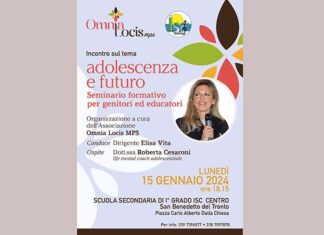 San Benedetto, incontro con la mental coach Roberta Cesaroni all’Isc Centro