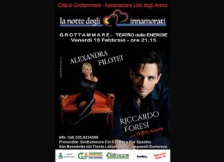 “La notte degli innamorati” a Grottammare con Riccardo Foresi e Alexandra Filotei
