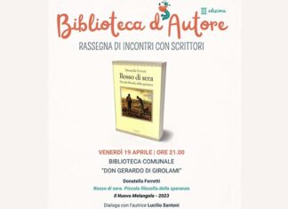 “Biblioteca d’Autore”, Donatella Ferretti presenta il libro “Rosso di sera” a Cupra Marittima