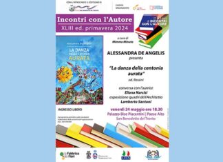 Incontri con l’autore, Alessandra De Angelis presenta “La danza della centonia aurata” a Palazzo Piacentini
