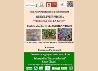 “Trilogia della Luce”: le opere di Luciani, Morganti e Mozzoni in mostra al GiovArti di Centobuchi