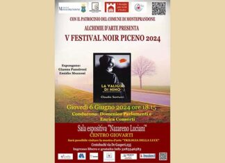 Festival Noir Piceno, Claudio Santucci presenta “La valigia di Nino” al GiovArti di Centobuchi