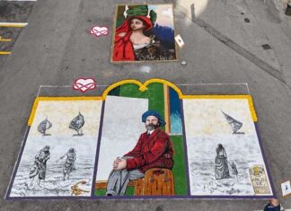 La pace e la speranza nelle opere dell’Infiorata d’arte effimera di Montefiore dell’Aso