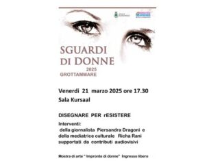 “Disegnare per rEsistere”, terzo appuntamento con la rassegna “Sguardi di donne” a Grottammare