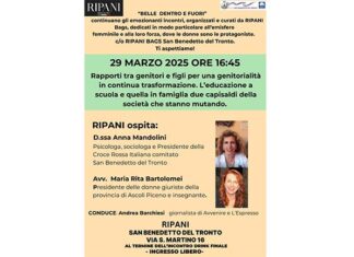 “Belle dentro e fuori”, proseguono gli incontri al Ripani Store di San Benedetto