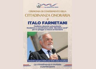San Benedetto del Tronto conferisce la cittadinanza onoraria al prof. Italo Farnetani