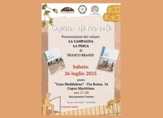 Franco Brandi presenta i volumi “La campagna” e “La pesca” a Cupra Marittima