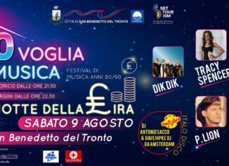Il centro di San Benedetto si anima con “La Notte della Lira”, un tuffo negli anni ’80 e tanto divertimento
