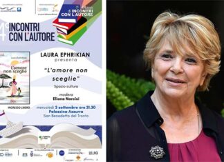 Laura Ephrikian alla Palazzina Azzurra di San Benedetto del Tronto con “L’amore non sceglie”