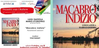 Incontri con l’autore, “Macabro indizio”: Luigi Gazzola e Mario D’Onofrio all’Auditorium di San Benedetto